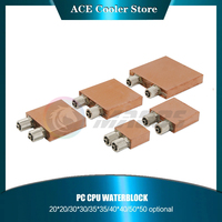 Notebook CPU Waterblock TEC Watercooler Pure Copper Radiator Heatsink 40X40 30X30 50X50 Semiconductor Industrial Refrigeration