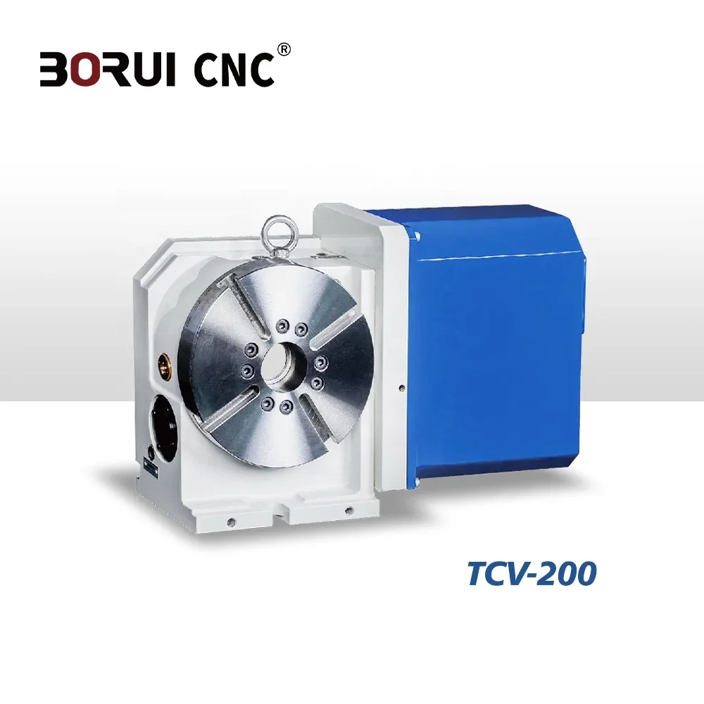 BORUI TCV-200 cnc 4 axis rotary index table