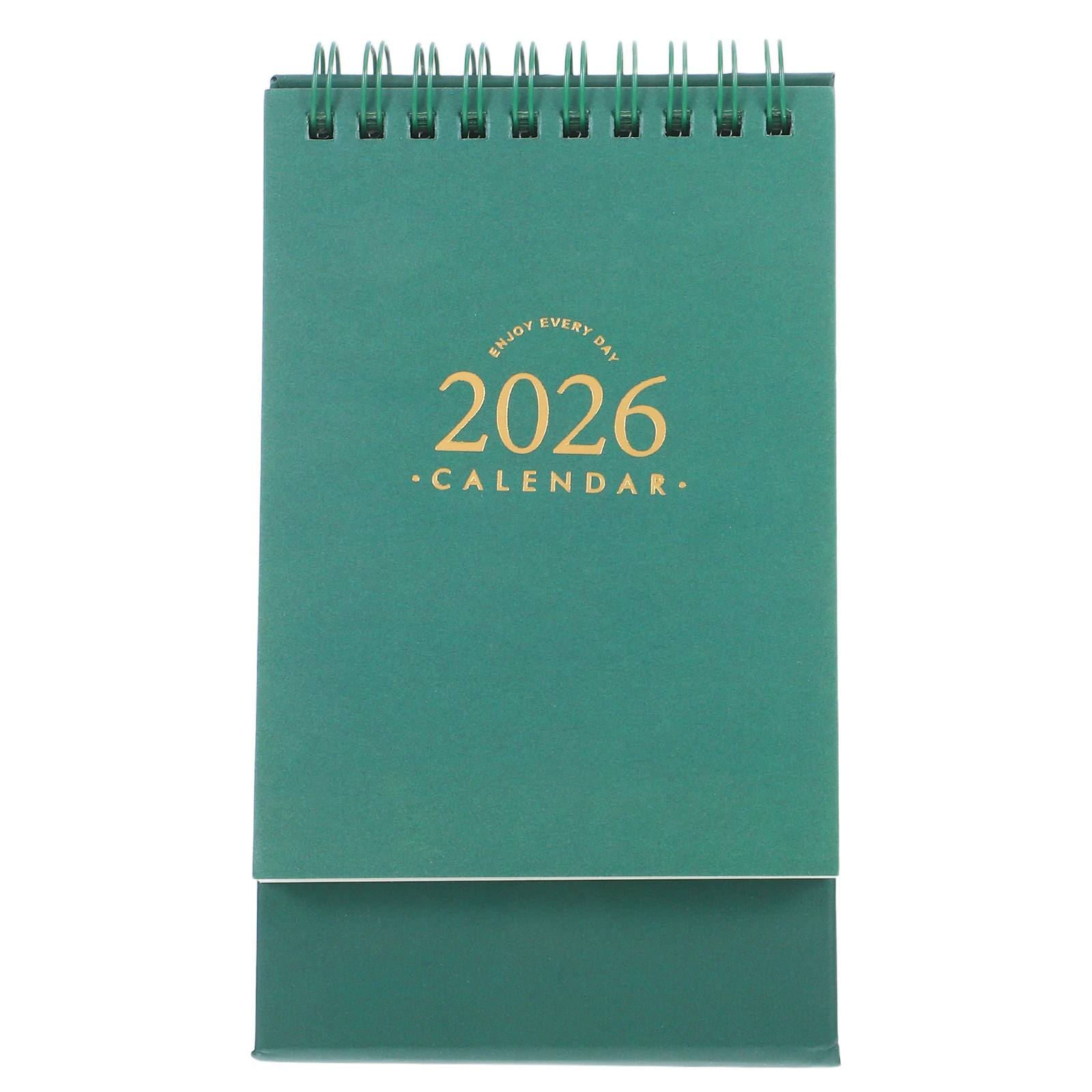Office Desk 2026 Calendar Daily Desktop Compact Green Planner Calander Aesthetic Student