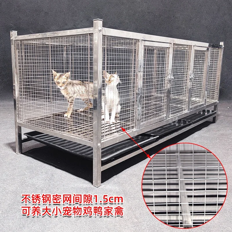 Stainless steel chicken coop household steel wire mesh extra large anti-weasel anti-rat duck rabbit pigeon stainless