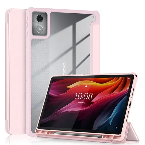Imagen 2 del producto Funda para Lenovo Tab K11 Plus con portalápices, funda trasera dura acrílica magnética con soporte para Lenovo K11 Plus, funda tb352fu de 11,45 pulgadas