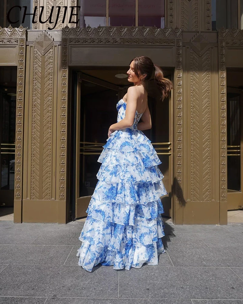 Beads Applique Women Prom Dress Evening Dresses Summer Beach Wedding Party Gowns  A Line Customized Celebirty Birthday Dress