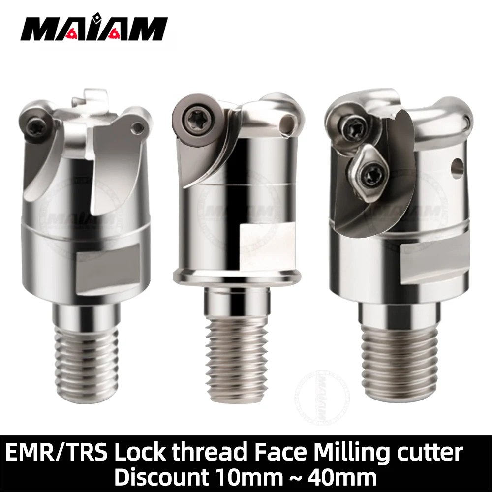 Thread milling cutter EMR TRS 4R 5R 6R Face Milling cutter head RPMT RPMW CNC lathe tool Tungsten steel Lock teeth tools head