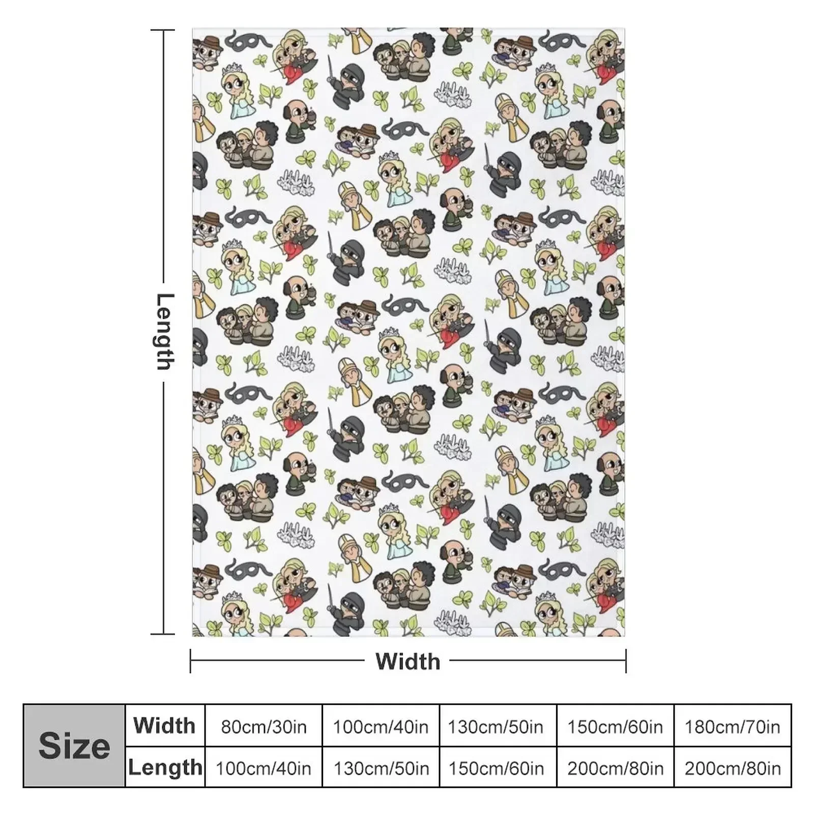 The Princess Bit White Throw Blanket Hairys Thermal Retros Loose Blankets