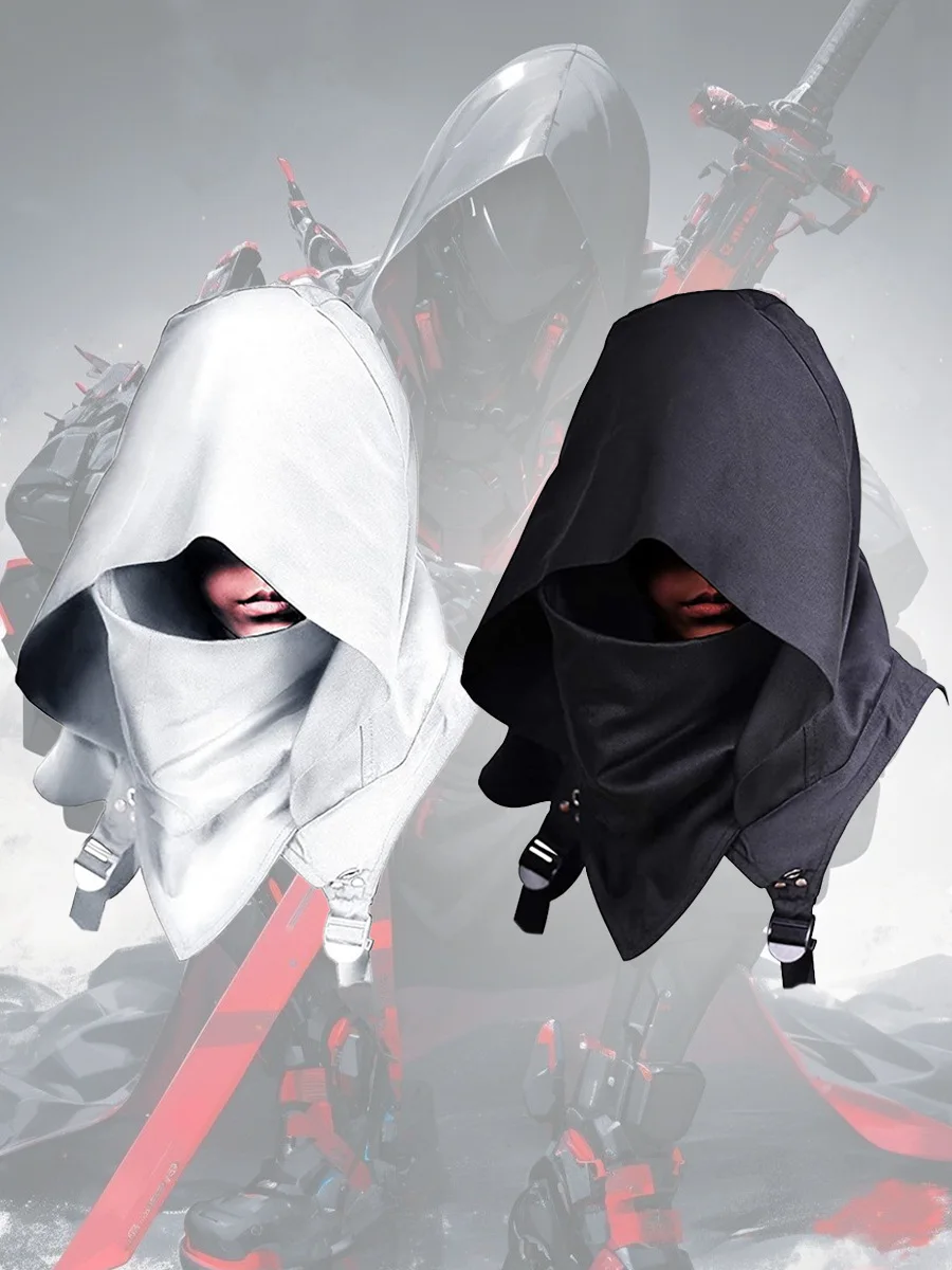 

Assassin’s Creed Cosplay Costume for Men and Women; Pure Color Role Same Style Medieval Hooded Cloak Halloween Costume