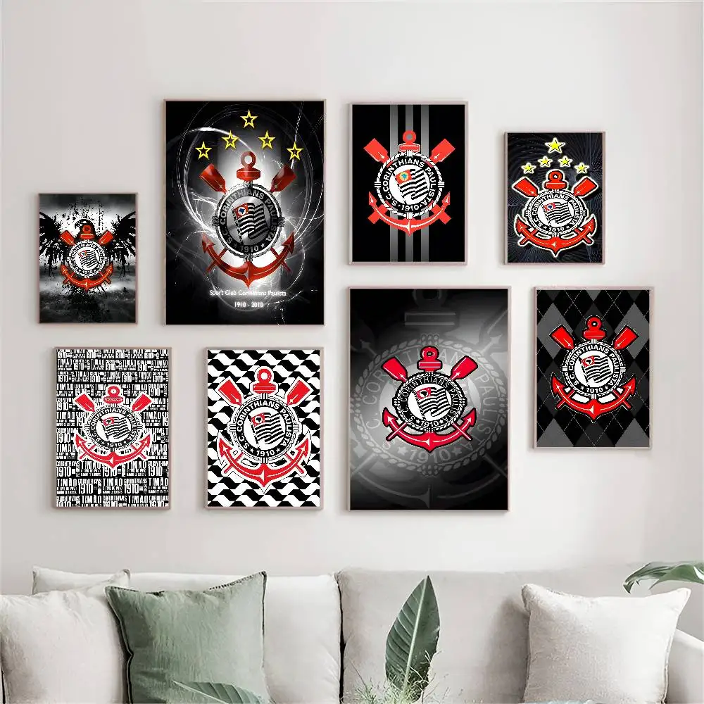 Pôsteres Clássicos de Filmes C-Corinthians P-Paulista, Pôster de Qualidade HD, Arte de Parede, Pintura para Estudo, Decoração Nórdica para Casa