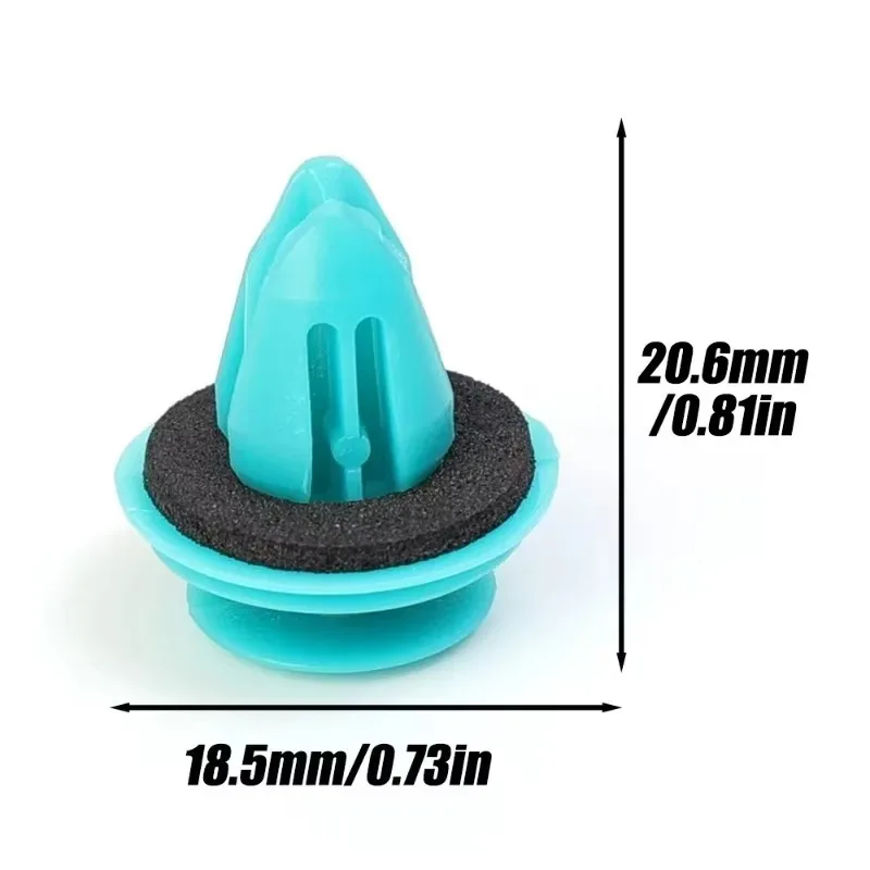 Green Nylon Retaining Clip for Toyota Bumper Door Buckle Car Interior Accessories Auto Vehicle Retainer Fastener Rivet 20-100pcs