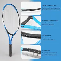 Children's Tennis Racket Set, Including 2 Rackets and 1 Tennis Ball, Suitable for Beginner 4