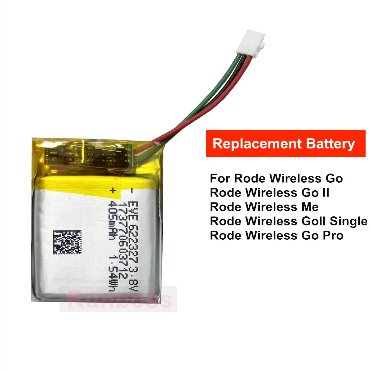 405Mah Headset Batt…