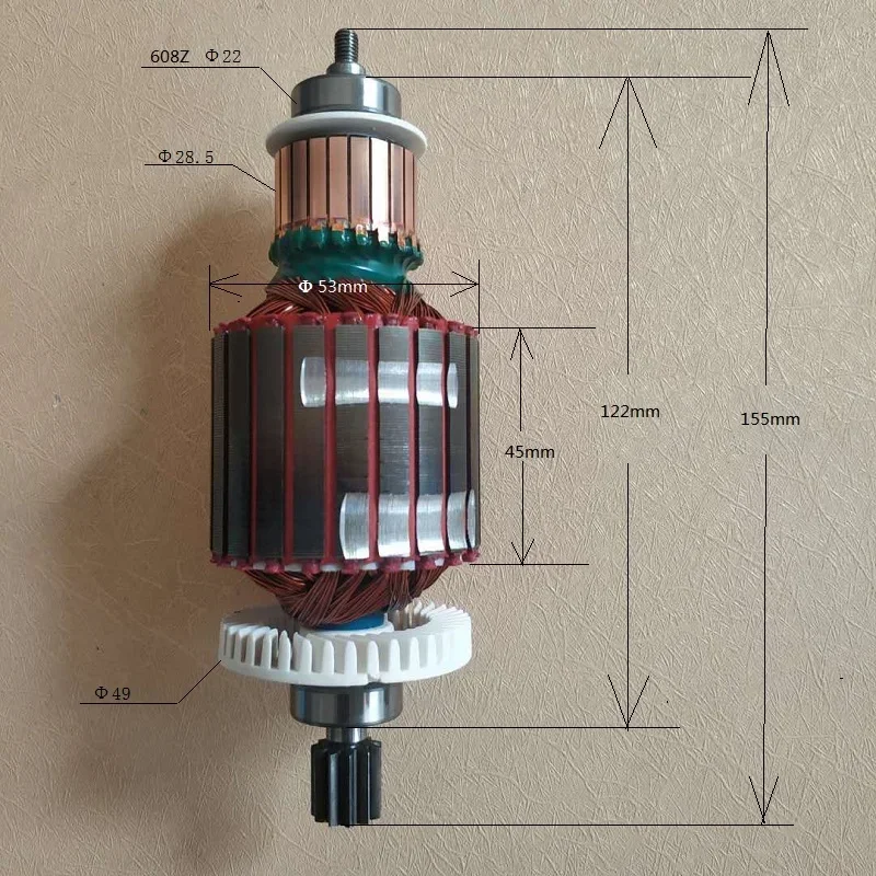 Imagem -03 - Elion Acessórios Máquina de Lavar Carro Ac220240v Rotor Adequado para 1600 1800 2000w Motors Hc9640 9650 9655