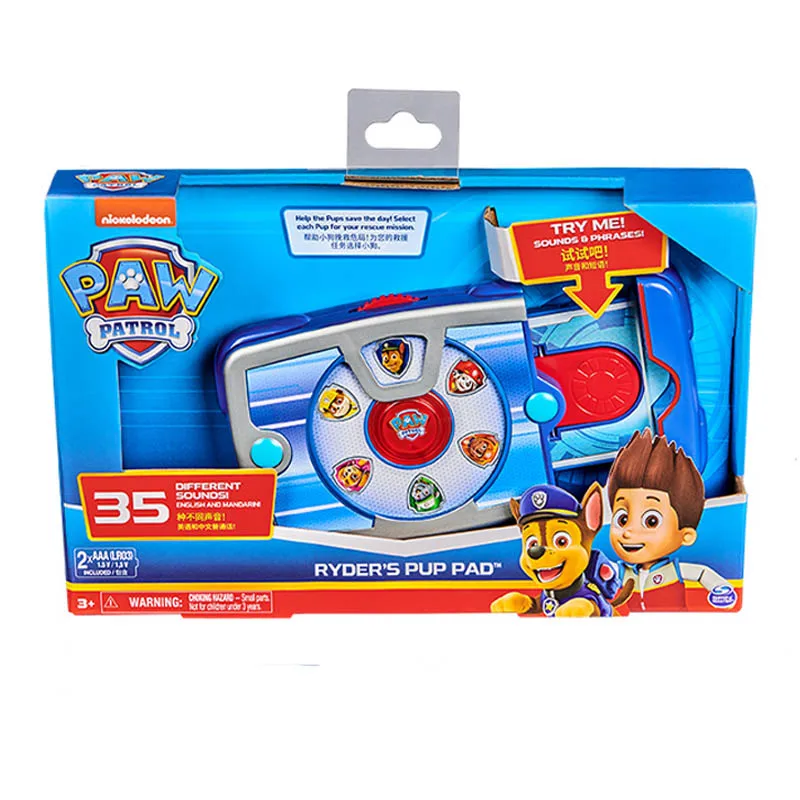 

Original Paw Patrol Ryder’s Interactive Pup Pad with 35 Sounds for Kids Aged 3+ Children toy Birthday Gift Doll Christmas Gift