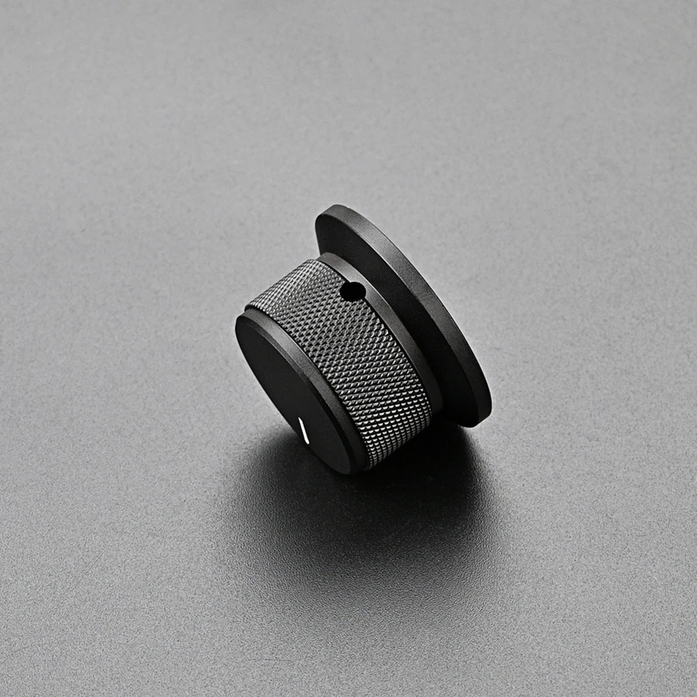 

Black Top Hat Potentiometer Knob Guitar Pedal Knobs Universal Bass for Car Amplifier Aluminum Volume