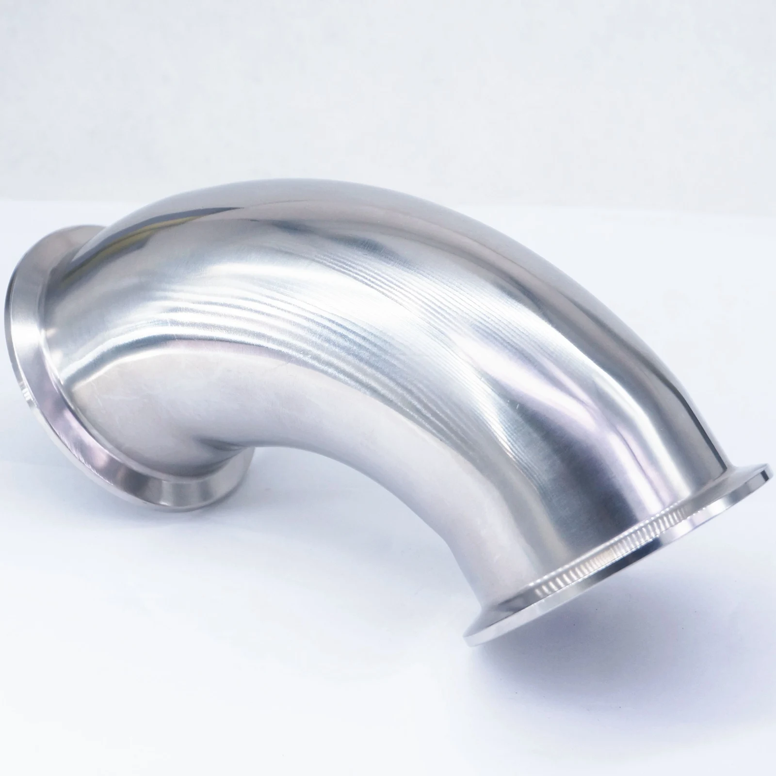 

76mm Pipe OD 3" Tri Clamp K91mm 90 Degree Elbow SUS304 316L Stainless Steel Sanitary Pipe Fitting Connector Homebrew Beer