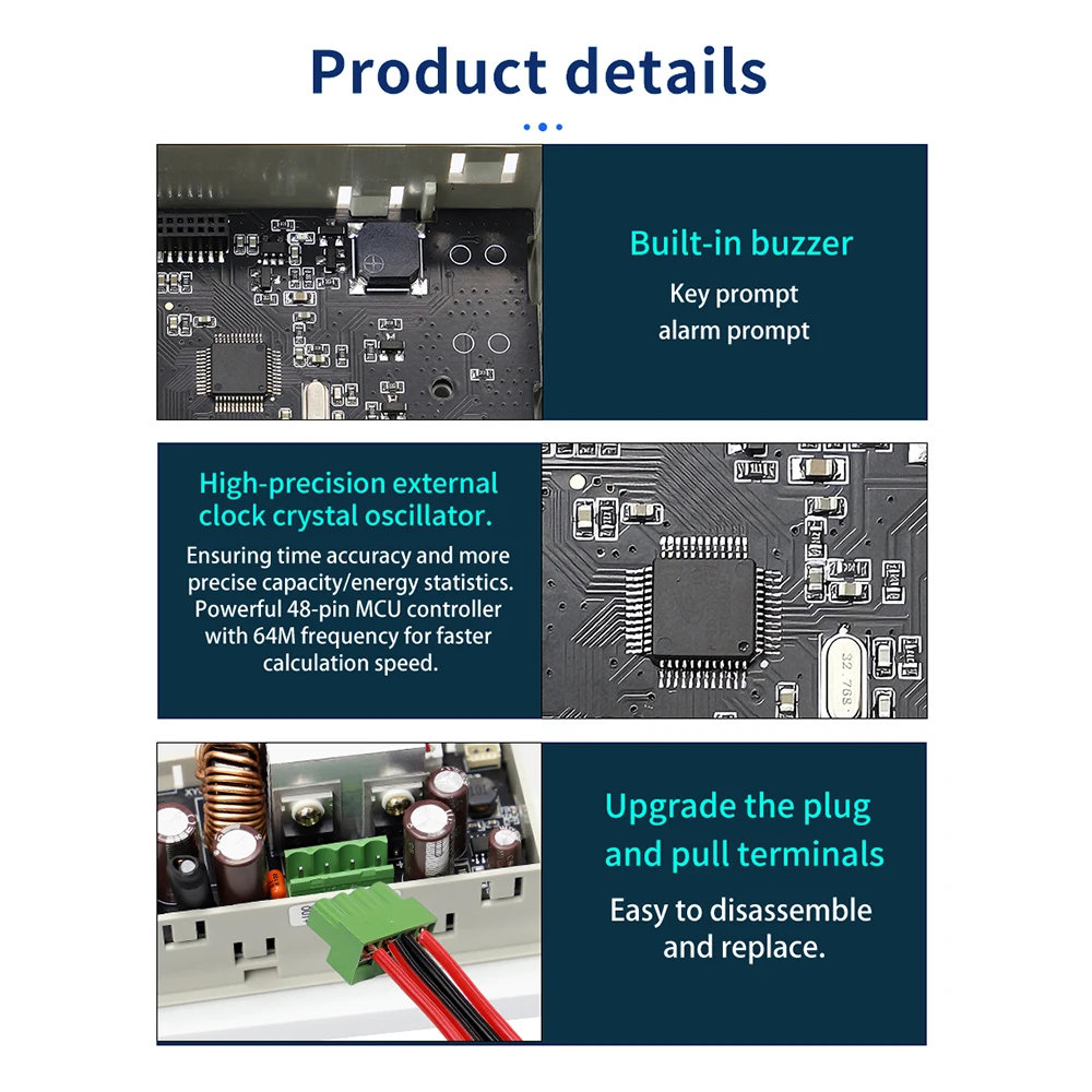 XY6506X/XY6509X CNC Einstellbarer DC-Spannungsregler Netzteil Konstantspannungs-Strom-Wartungs-Buck-Modul – Detail 8