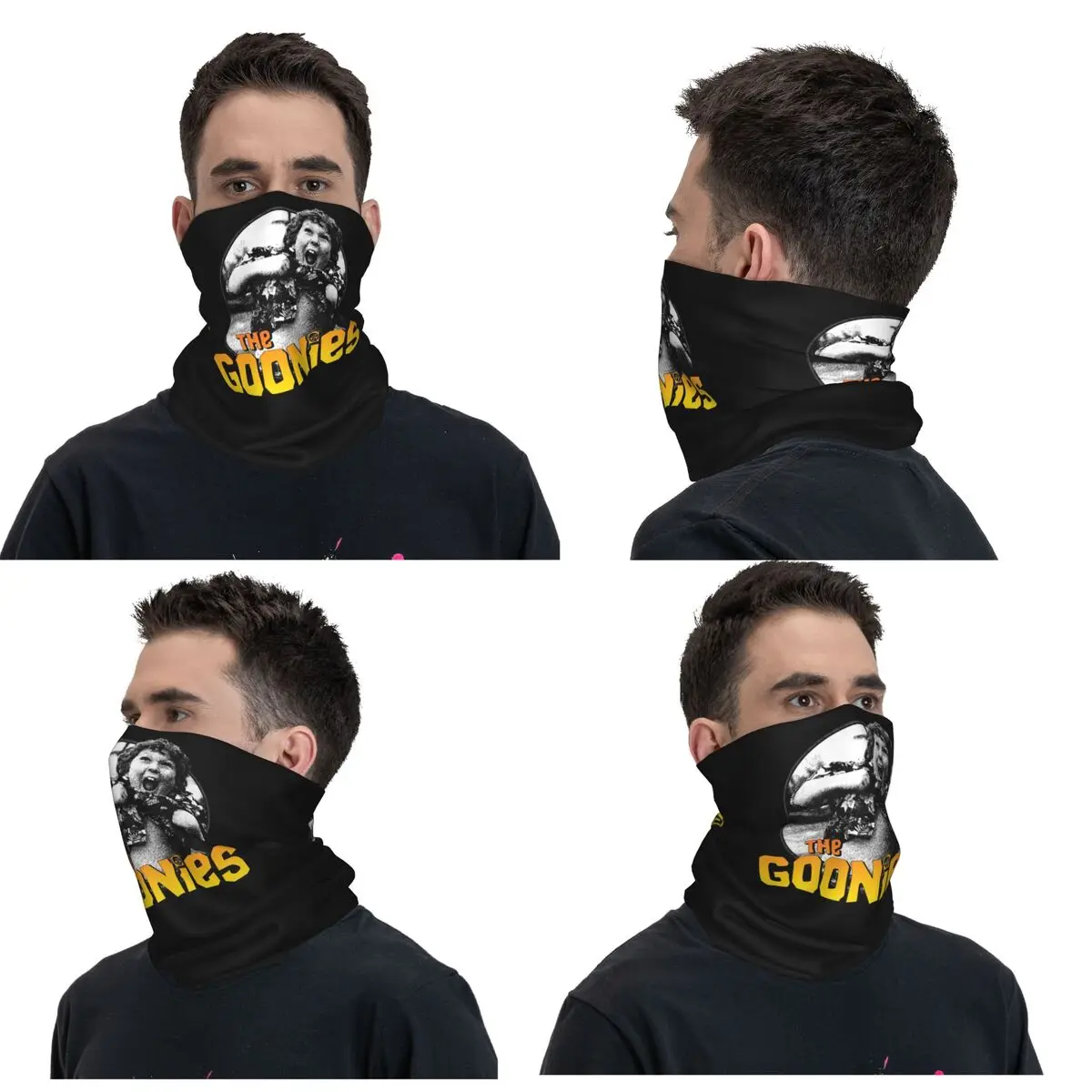 Chunk The Goonies Bandana Neck Gaiter Printed Wrap Scarf Multifunction FaceMask Hiking Fishing For Men Women Adult Breathable image 2