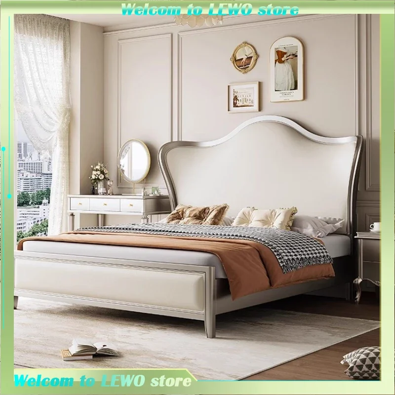 

Beauty European Bed Simple Space Saving Nordic Design Girls Bed Modern Luxury Frame Massage Camas De Dormitorio Home Furniture