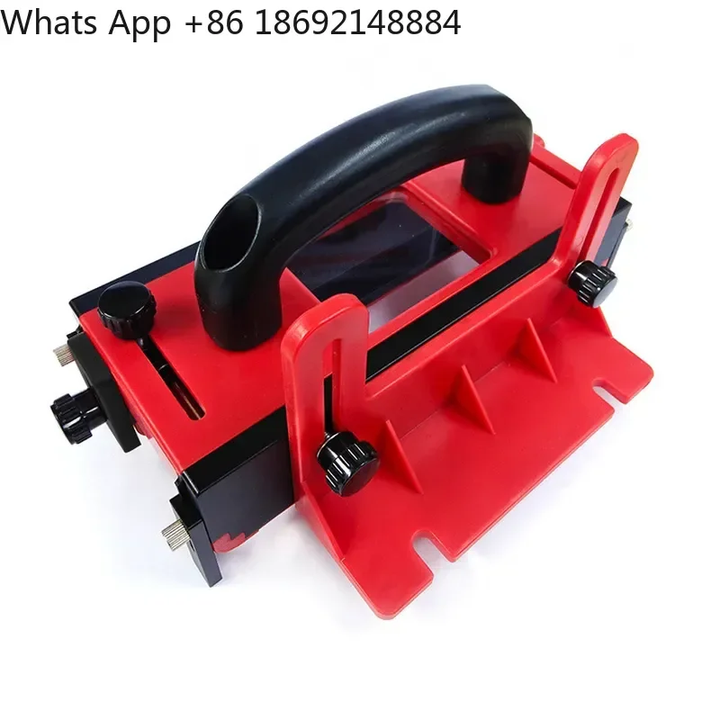 Yellow Flip-Chip Table Saw for 3D Safety Push Handle Woodworking Band Saw Engraving Machine Anti-Cut Push Ruler DIY