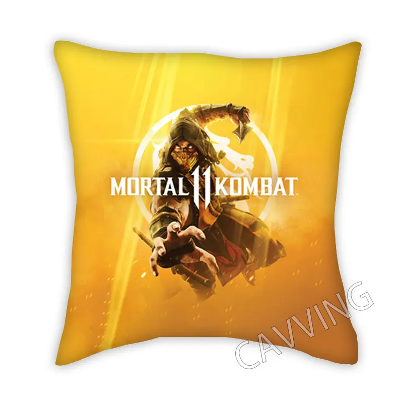 

Mortal Kombat 3D Printed Polyester Decorative Pillowcases Throw Pillow Cover Square Zipper Cases Fans Gifts Home Decor