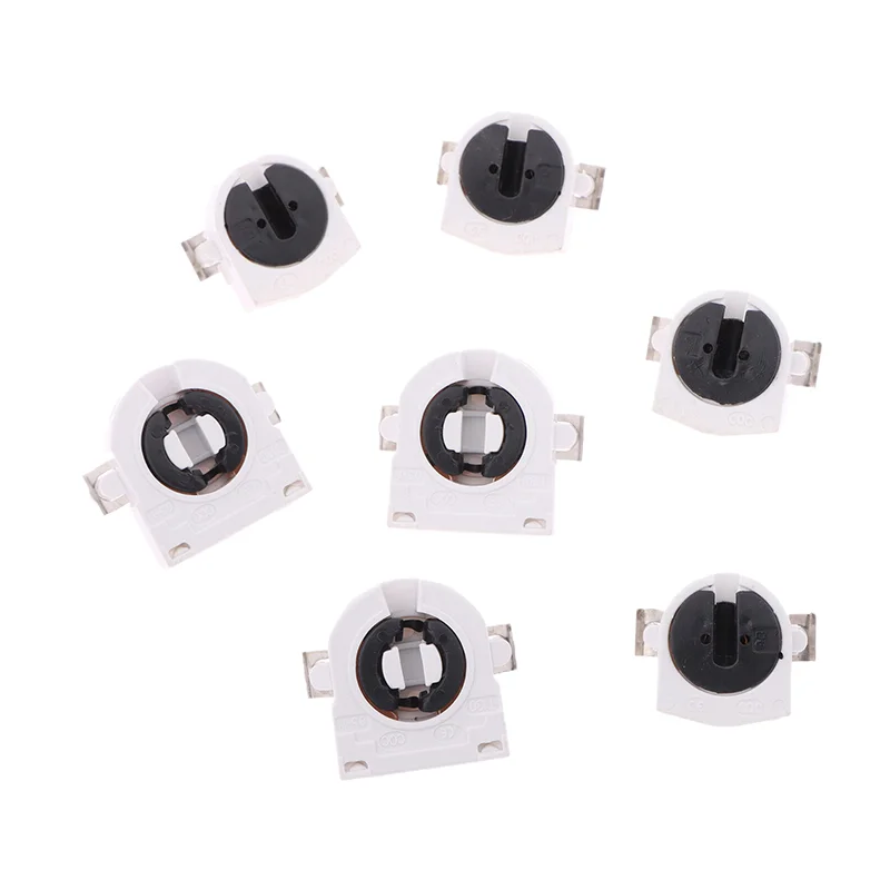 

5Pcs LED Fluorescent Tube G5 G13 T5 T8 Fluorescent Light Holder Base Non-Shunted Tombstone Lamp Socket AC 500V 2A