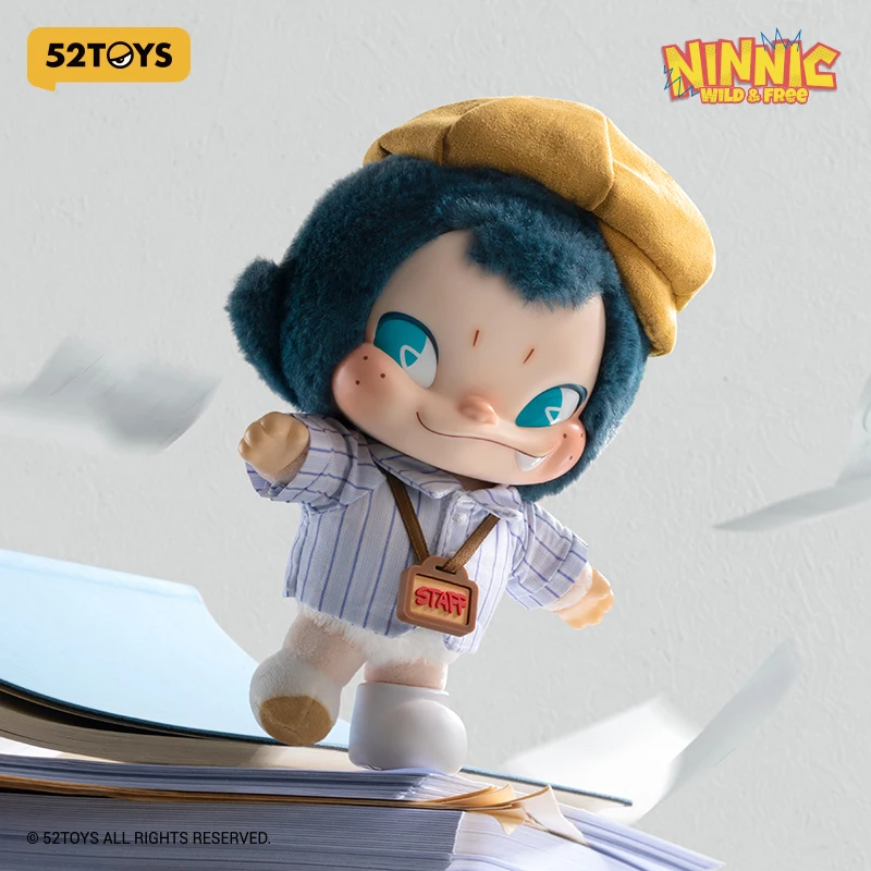 52TOYS Mystery Box NINNIC — глухая коробка с диким и бесплатным плюшевым брелком, высота: около 13 см/5,12 дюйма