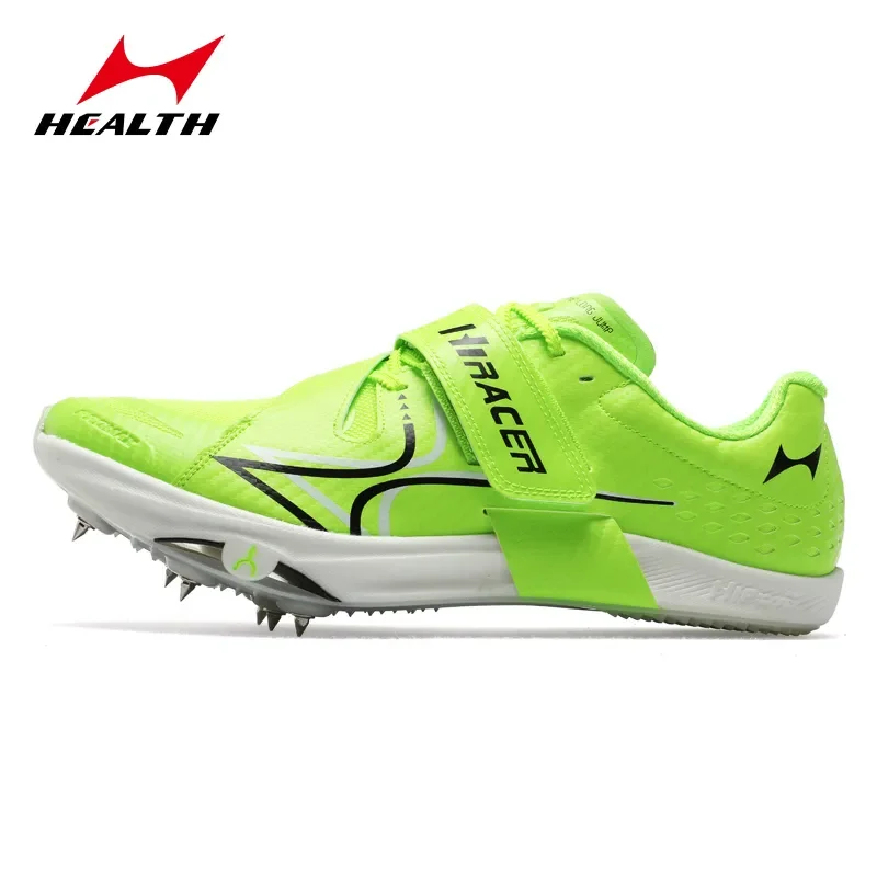 Health Carbon Plate Professional Triple Jump Spikes Athletic Shoes Men Women Track Field Competition Long Jump Training Sneakers