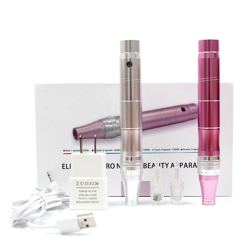 Electric Wireless Derma Pen Ultima Microneedling Pen Mesotherapy Auto Microneedle Derma System Therapy Beauty Care Tool