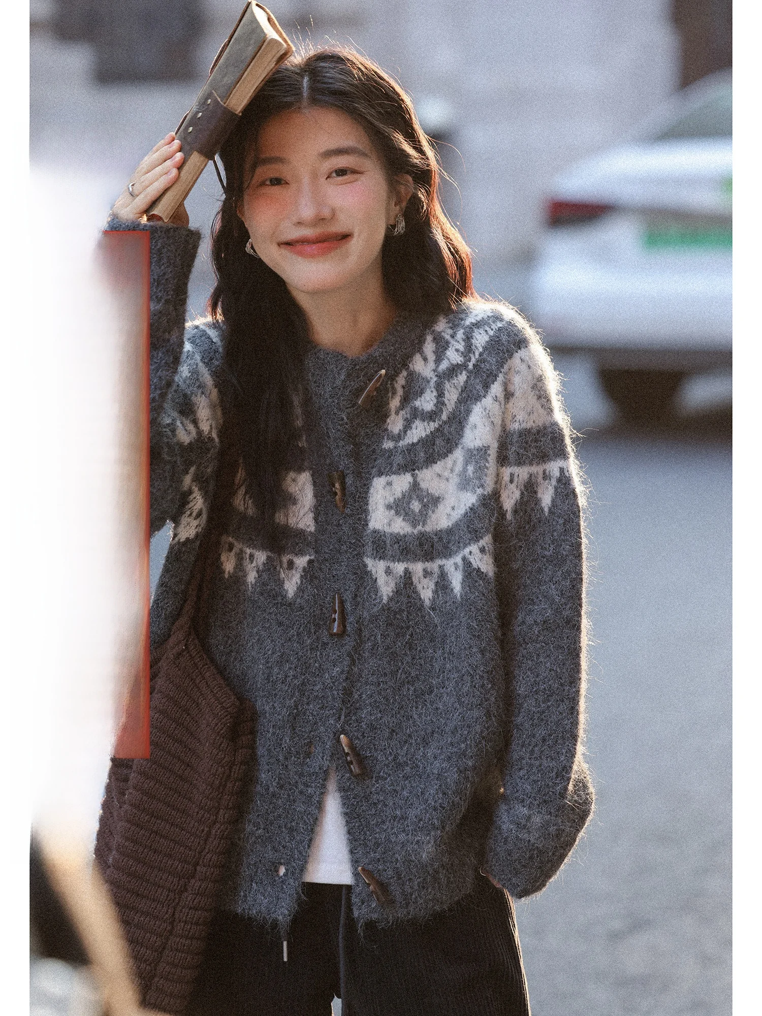 

Ladies Knitted Sweater Coat Casual Sle Thiened Lazy Faion Spring Autumn Winter New Arrival Mixd Brand Pure E-commerce