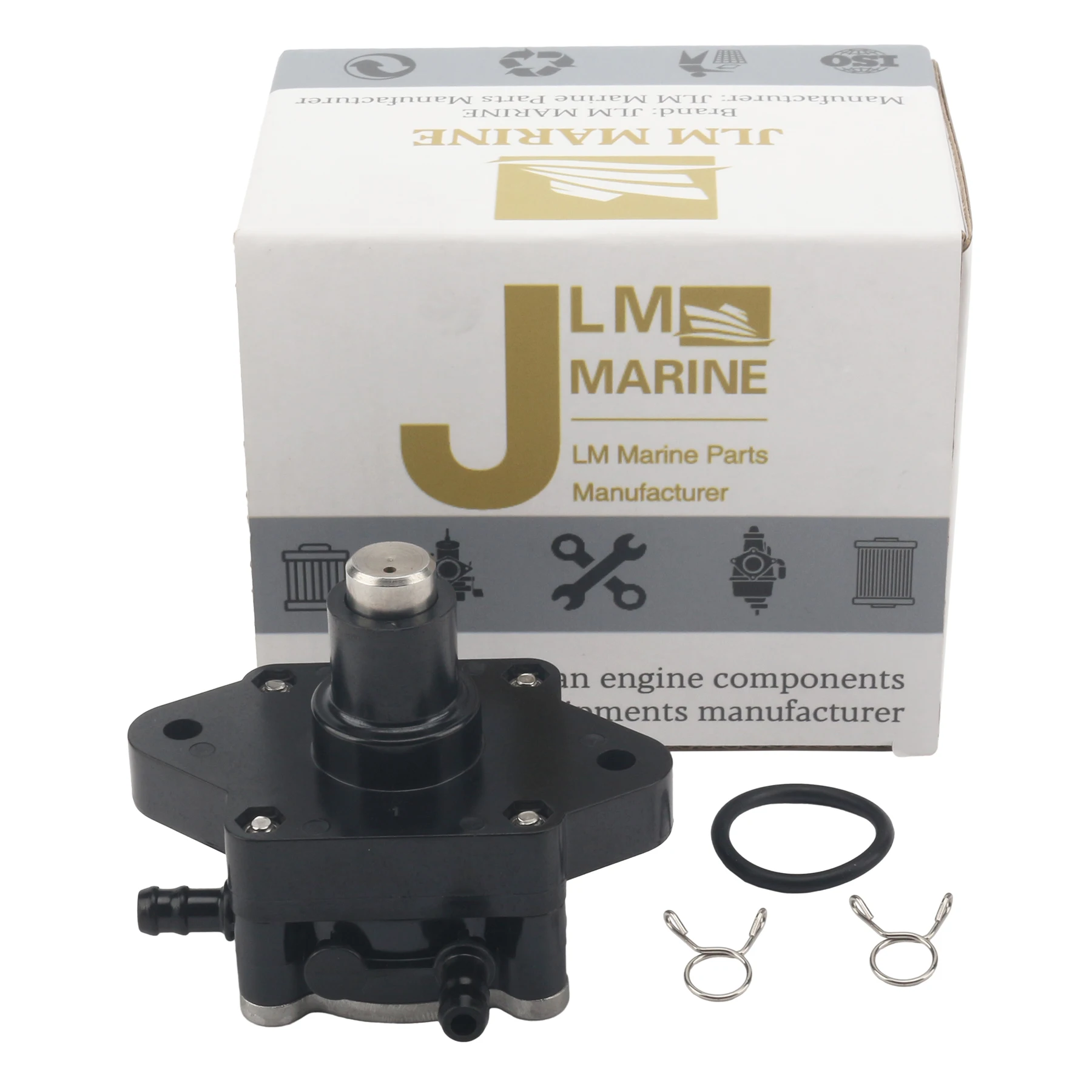 JLM Marine Outboard Fuel Pump Assembly for Mercury 4 Stroke 10 15 20 25 30 HP 2 CYL EFI 3 CYL 803529T04 803529A04 5041064