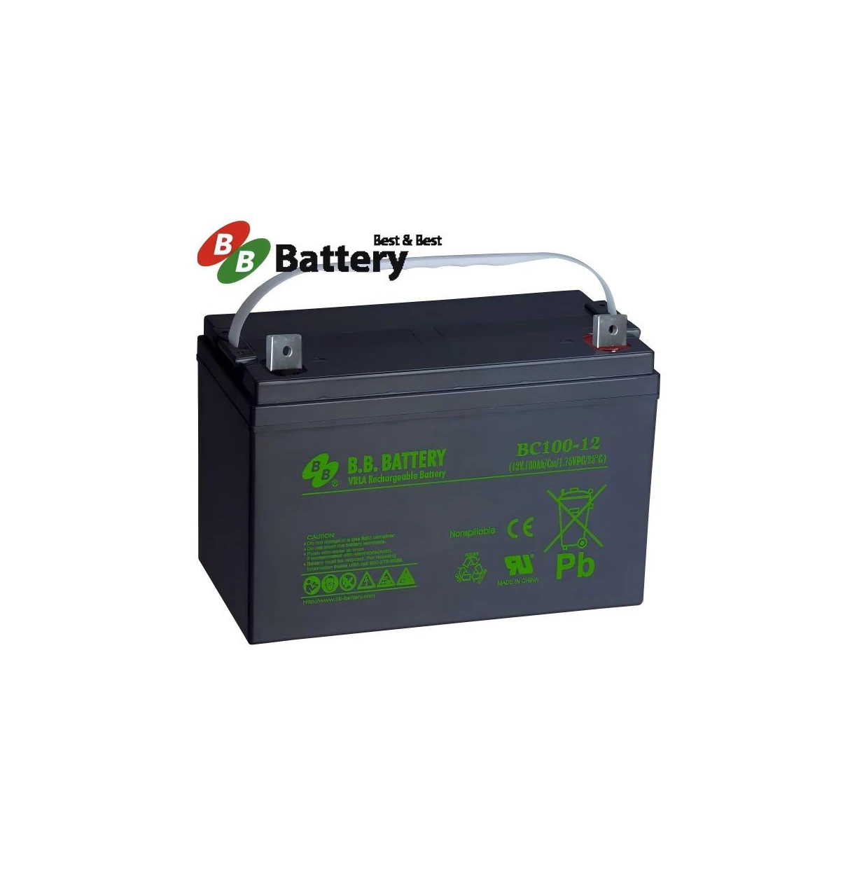 Bc100-12series 12v 1200 Wh 28.5kg Lead Acid Battery Price Solar Battery for Boat Motorcycle Lawn Mower Deep Cycle