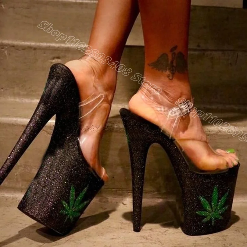 

Glitter Purple Platform Sandals Open Toe Solid British Style Stiletto Heels Dress Party Summer Sandals 2025 Zapatos Para Mujere