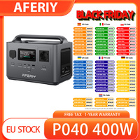 AFERIY P040 Portable Power Station, 400W 256Wh Outdoor Generator, 5 Outputs, 1.2H Full Charge, 3500+ Cycles LiFePO₄ Battery