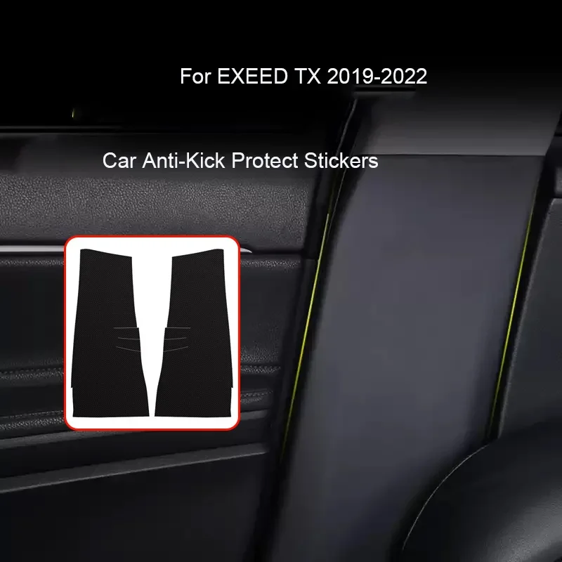 

Car B Pillar Anti-Dirty Door Threshold Anti-Kick Protect Pad For EXEED TX 2019-2022 Trunk Scratch Resistant Exterior Accessory