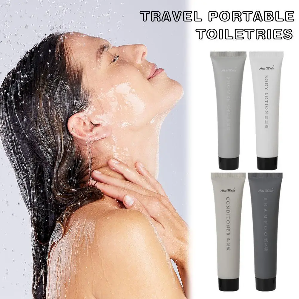 

Shampoo Shower Gel 30ml White Tea Body Wash Sample Hotel Accommodation Supplies Travel Portable Toiletries Set Hair Care