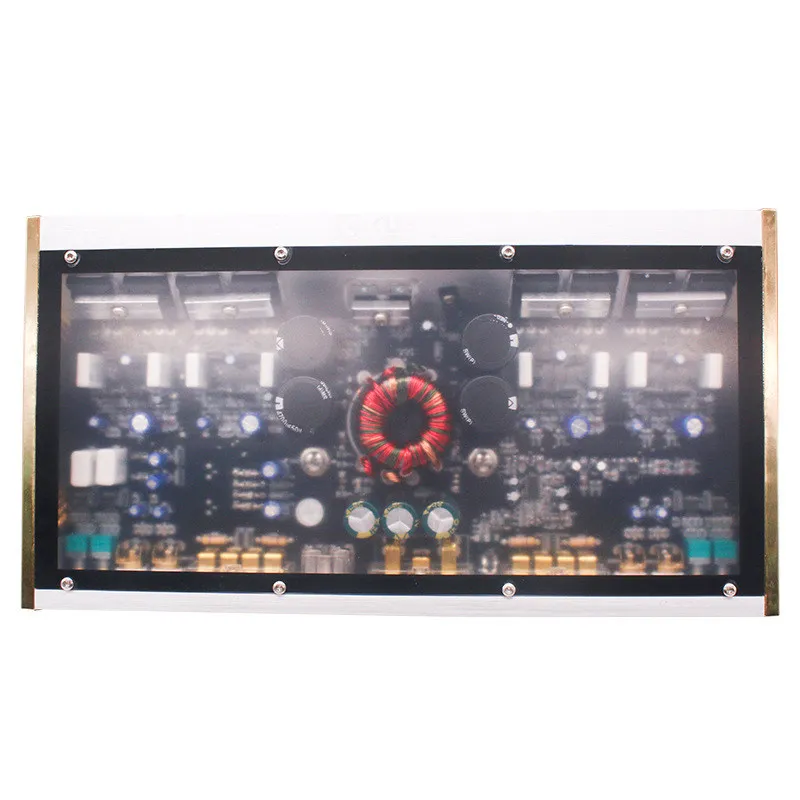 For High-power Audiophile Class AB Car Audio Modification Four-way 4-channel Car Power Amplifier Main Push Four-door Bass
