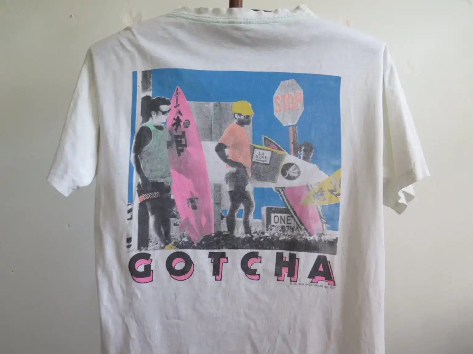 Vintage Gotcha T Shirt Gotcha Surf 80s Vintage Surfwear Rare