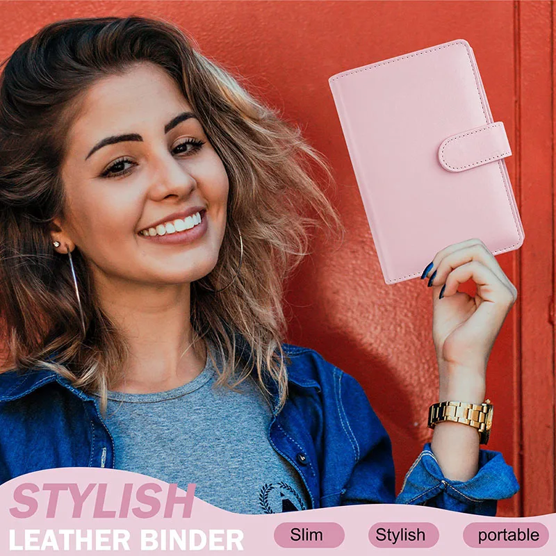 Nieuwe 6 Gat Bindmiddel Zakken Plastic Binder Rits Geld Besparen Envelop A6 Bindmiddel Budget Planner Notebook Covers Map Gekleurde