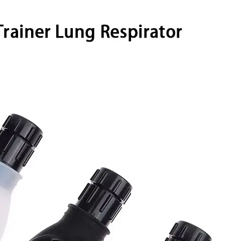 معدات اللياقة البدنية مدرب التنفس التنفسي سيليكون ارتفاع عال التدريب في الهواء الطلق Expiratory ممارسة أداة تنفس الرئة