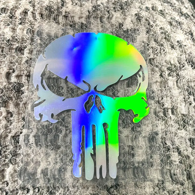 1pc Skull Motorcycle Stickers Waterproof Motocross Vinyl Decals Motorbike Fuel Tank Side Fairings Motorcycle Helmet Decoration