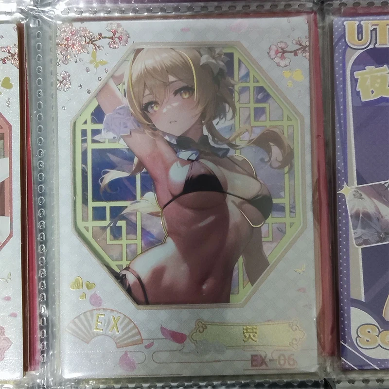 Anime déesse histoire LGP SUR SQP cartes Albedo Eula Raiden Shogun Furina cartes à collectionner cadeau d'anniversaire de noël jouets pour enfants