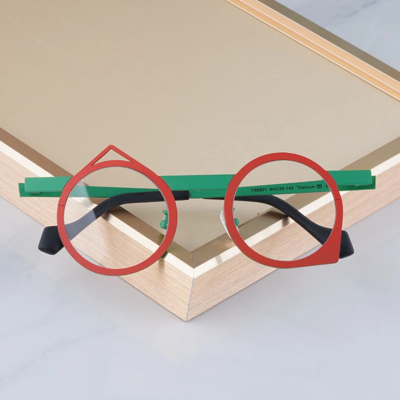 

Y2K Style Japanese Designer Colorful Glasses Frames For Men Women Handmade High Quality Oval Eyewear Fashion Vintage Eyeglasses