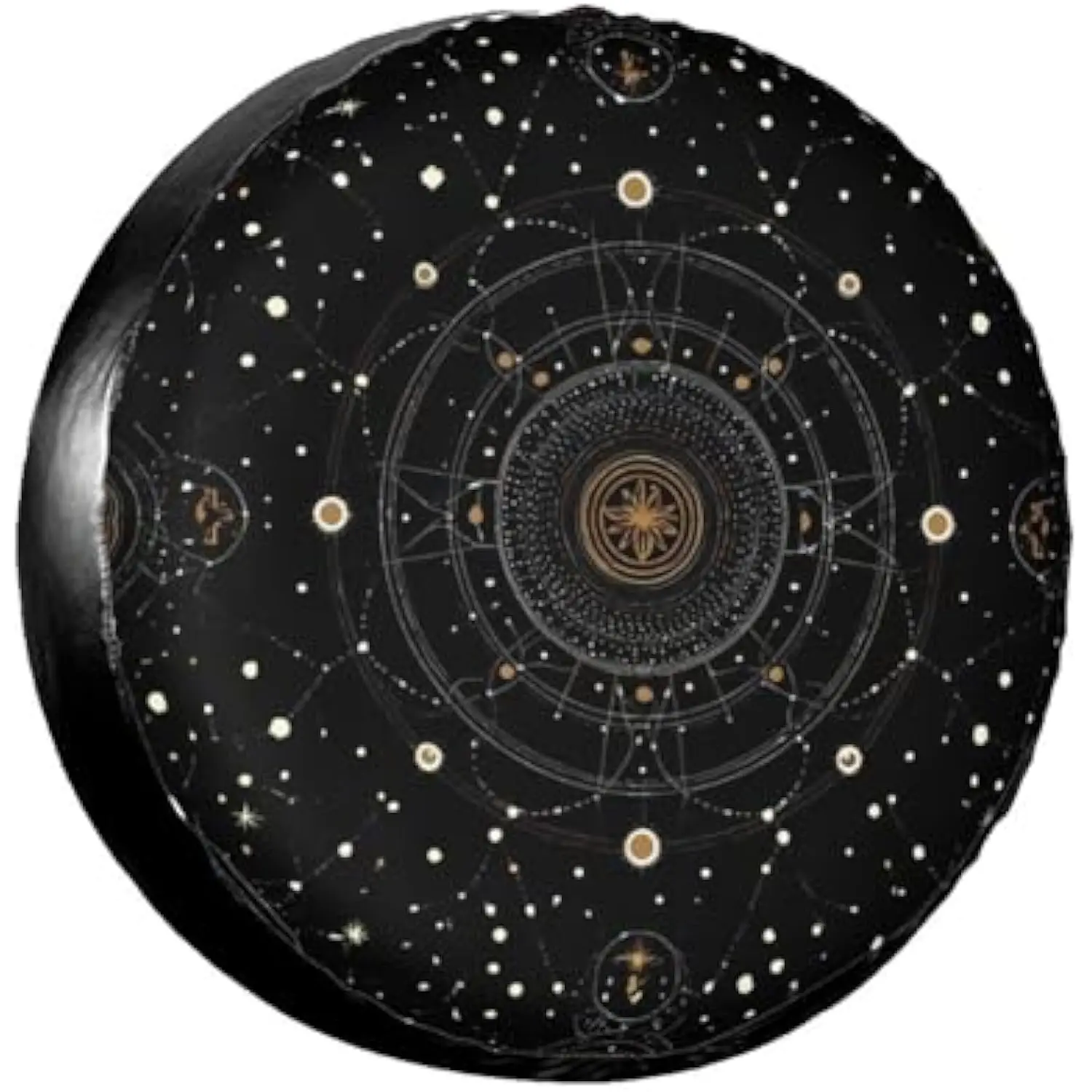 Galaxy Constellation Spare Tire Cover Celestial Star Wheel Protector for RV SUV Truck Camper Trailer