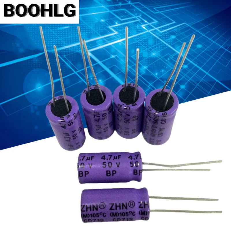 10PCS 4.7Uf 50V Ver… - image