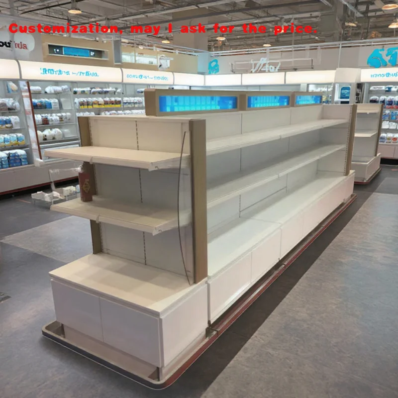 custom.High Quality Cosmetics Display Shelves Supermarket Shelves Retail Shelves