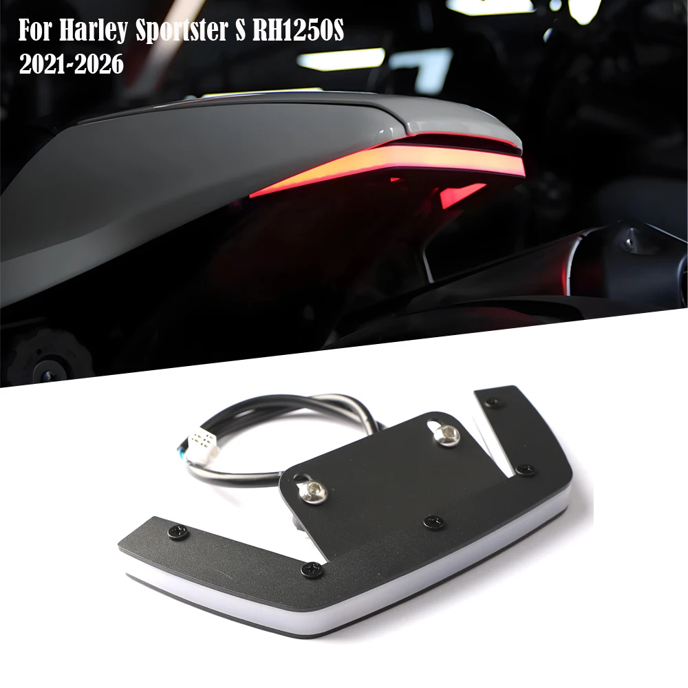 

Rear LED Brake Turn Signal Tail Light Fender Eliminator For Harley Sportster RH1250S New Motorcycle Tidy Tiallight 2021-2026