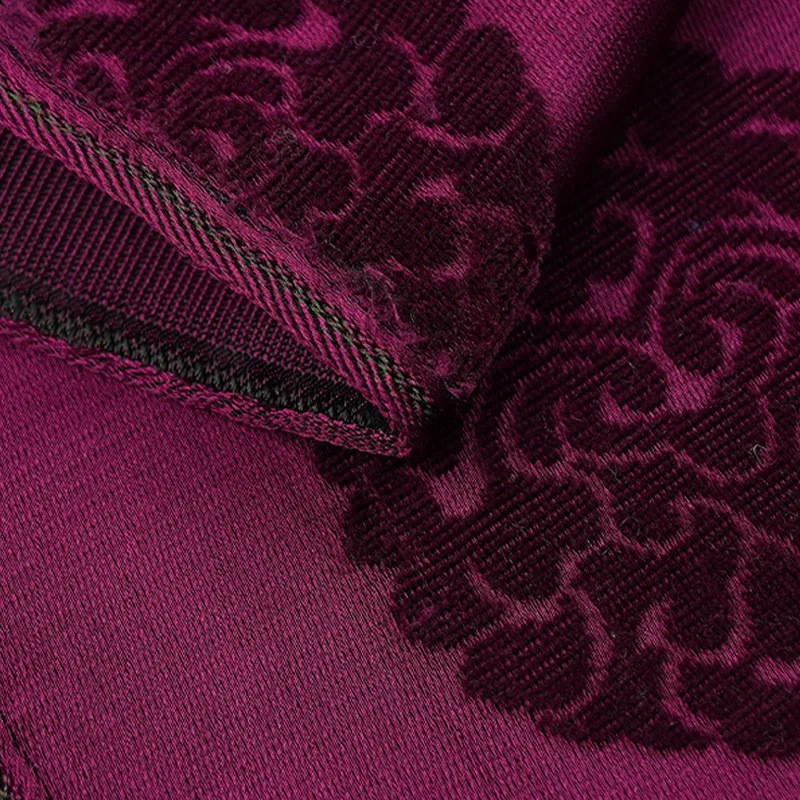 Handmade Zhangzhou satin jacquard fabric polyester fiber traditional pattern Chinese clothing and cheongsam
