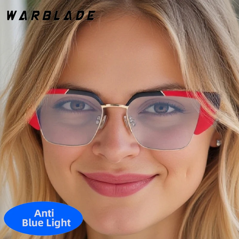 

Personality Trending Square Frame Anti-Blue Light Glasses Computer Gaming Reading Fashion Optical Men Women Eyeglasses Lentes