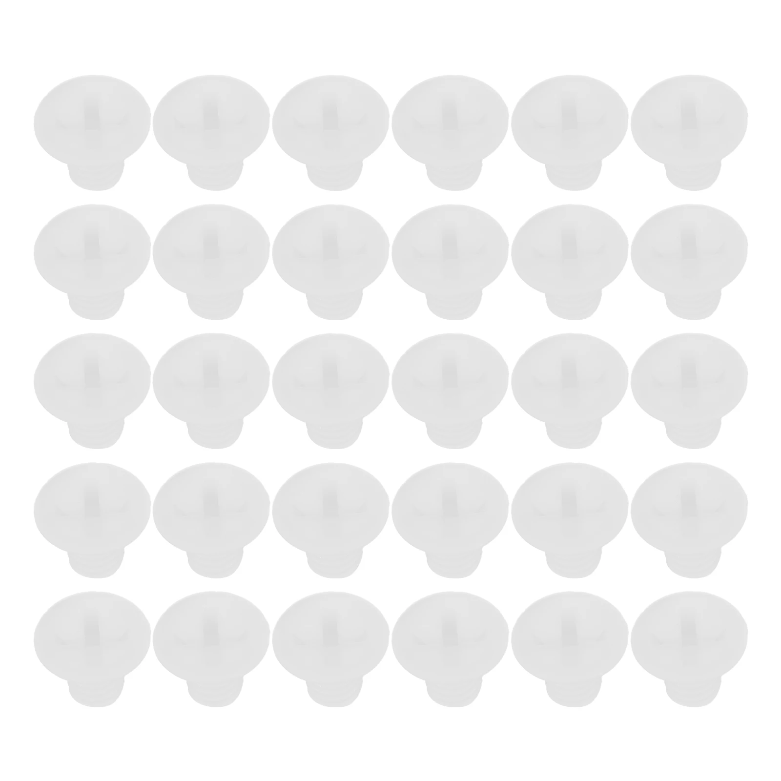 

100pcs Plastic Machine Nylon Durable Flat Head Cross Recessed for Gutter Electrical Panel Hardware Kits Flush Mount for Plastic