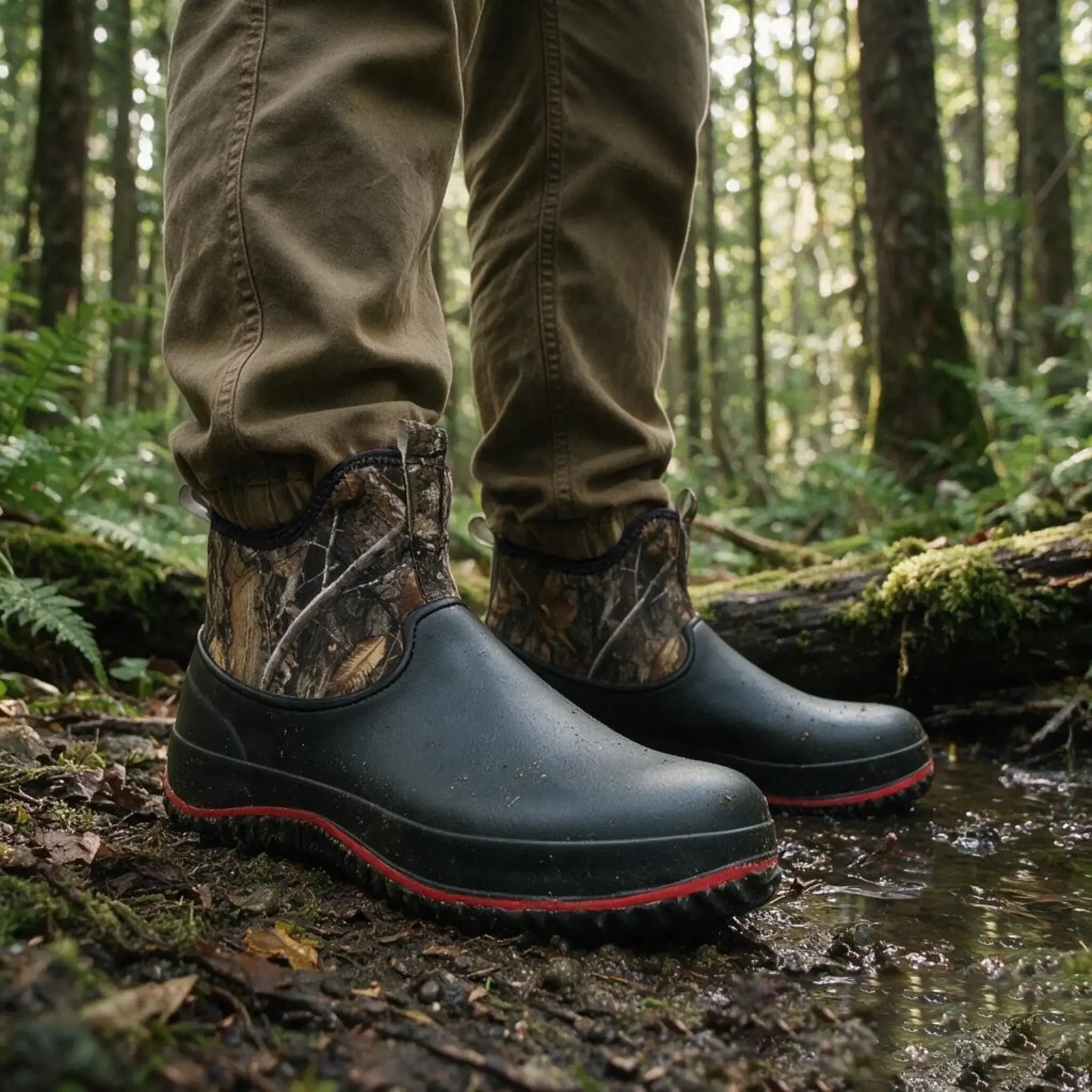 new Low-cylinder Rain Shoes for Men and Women Outdoor Fishing Waterproof Shoes, Stylish Style for Outdoor Wear Rain Boots