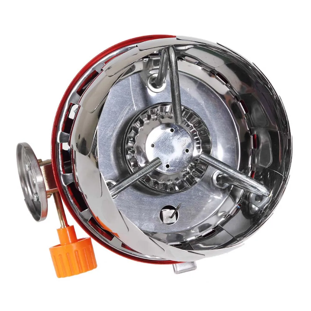 

Portable Camping Gas Stove Rustproof Heat Resistant Mini Burner Outdoor Furnace Eco Friendly Camp Stove