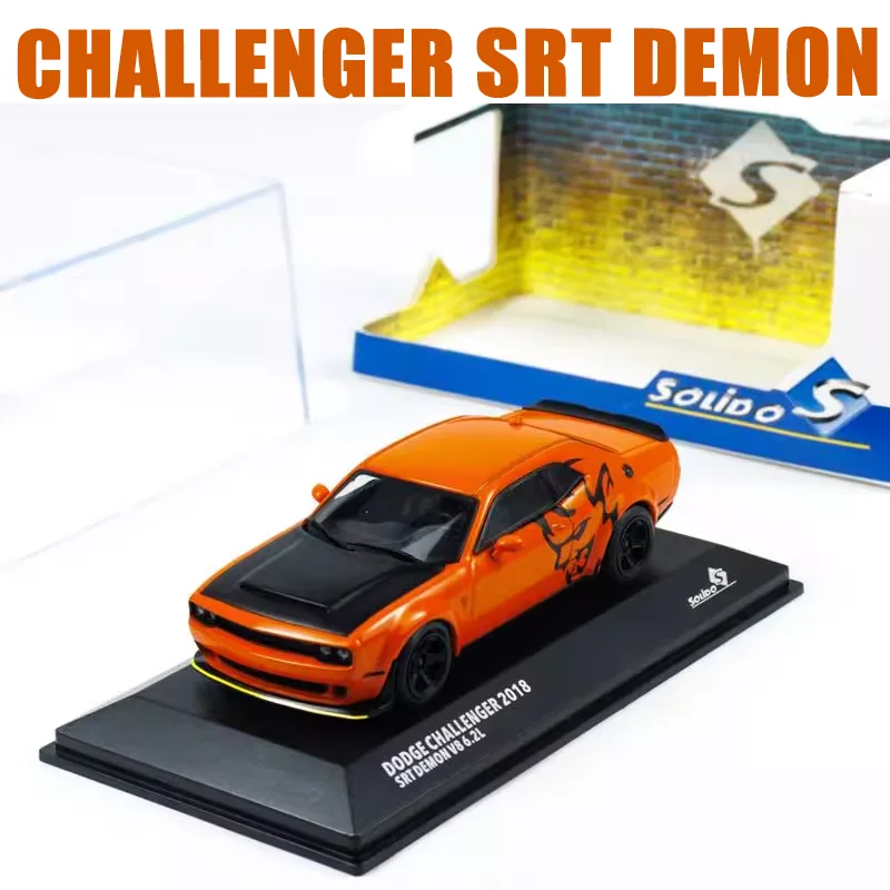 Solido 1/43 CHALLENGER SRT DEMON Legering Speelgoed Motorvoertuig Diecast Metaal Model Geschenken